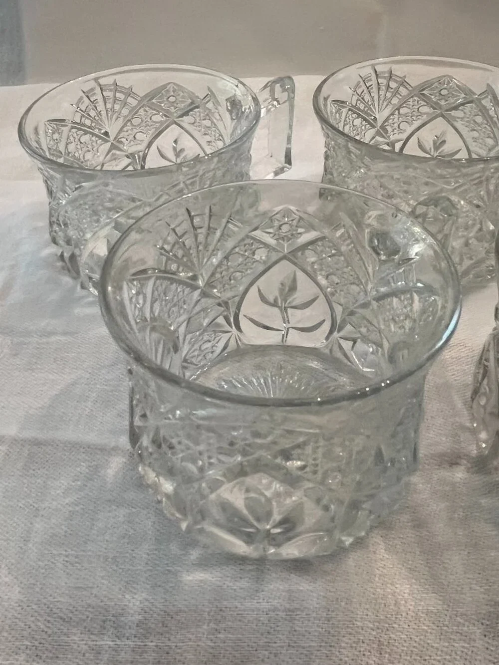 Set of 5 Rare Vintage Punch Cups